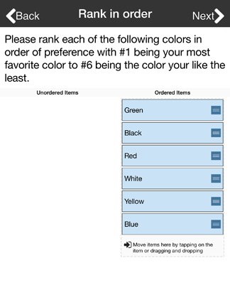 Ranking Question