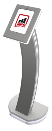 iPad kiosk enclosure for surveys